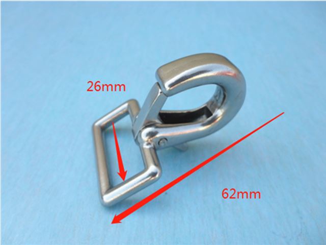 stainless Steel Snap 2.6cm Square Eye