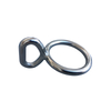  Stainless Steel Ring With Oval Eye Halter Buckle 