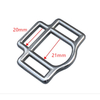  Stainless Steel Halter Buckle 3-slots 