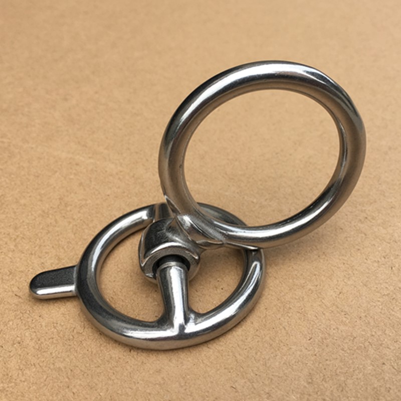  Stainless Steel Neck Strap Ring Harness Hardware