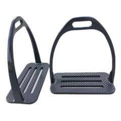 Stainless Steel Horse Stirrups 5 Inches Black Stirrup Horse Equipment