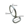  Stainless Steel Ring With Oval Eye Halter Buckle 