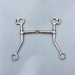 Horse bits Equipment Long Shank Copper Mouth Stainless Steel Training Western Bit 5 Inches