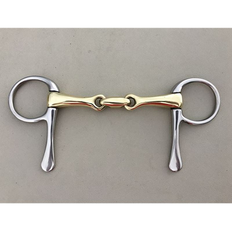 Stainless Steel Jointed Full Cheek Snaffle Bit II - UK