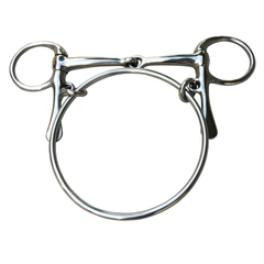 Stainless Steel Dexter Racing Bits Half Cheecks Bit Horse Equipment