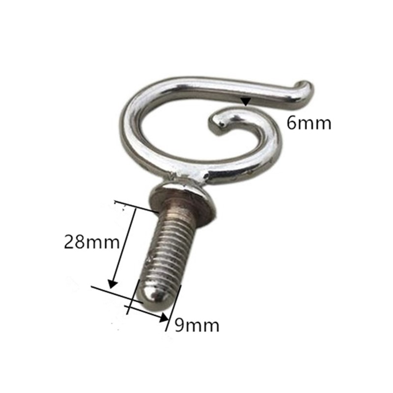  Stainless Steel Pad Hook With Square Nut