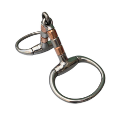 Eggbutt Bits Stainless Steel Horse Bit Sweet Copper Roller Round Ring Racing 13cm