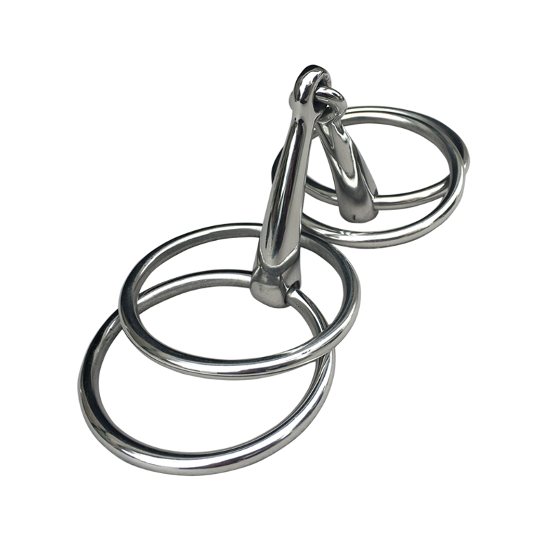 Stainless Steel Ring Snaffle Bit Horse Equipment 