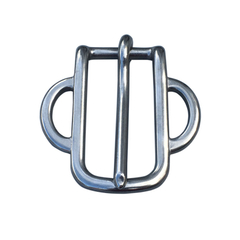  Stainless Steel Half Loop Buckle 2-slots 3.6cm