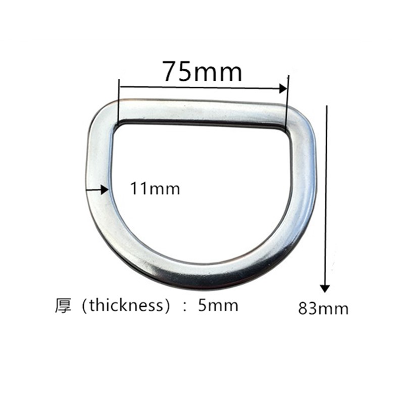 stainless steel saddle buckle 