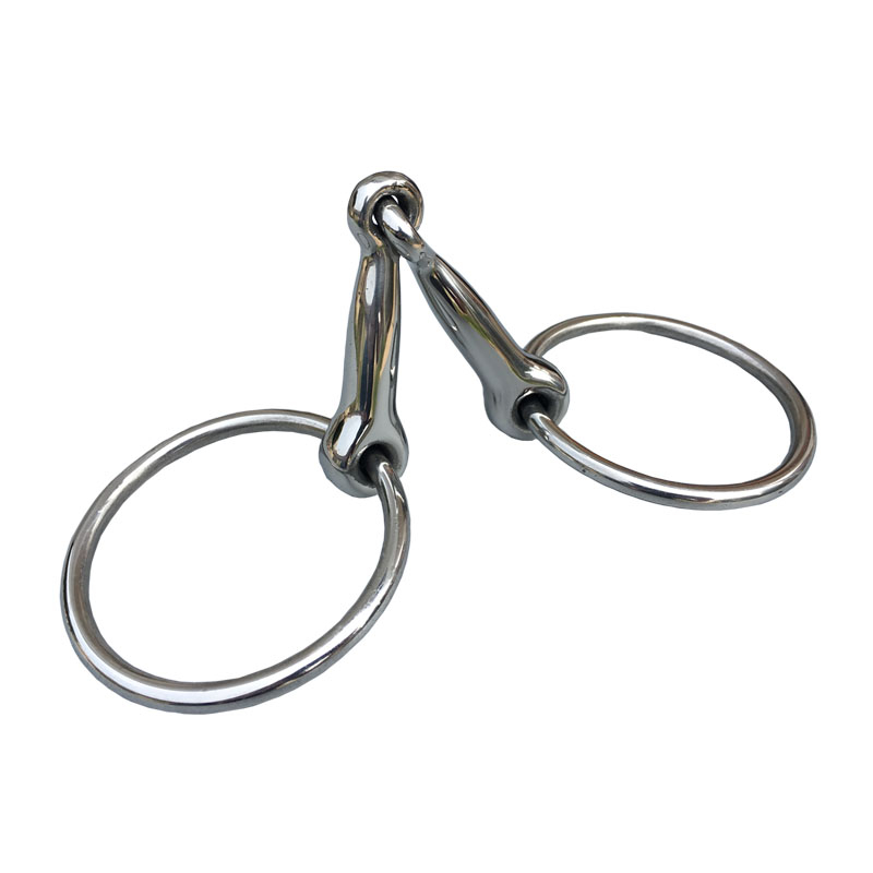 Stainless Steel Ring Snaffle Bit Pony Bits Horse Equipment