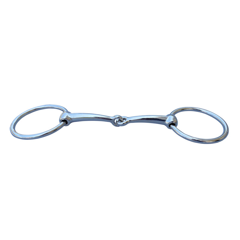 Horse Bit Stainless Steel Ring Snaffle Bits Iron Nickel Plated Bits