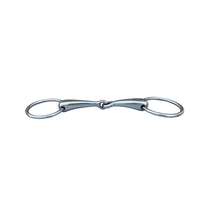 Stainless Steel Horse Bit Strong Mouth Loose Ring Snaffle Horse Equipment Product