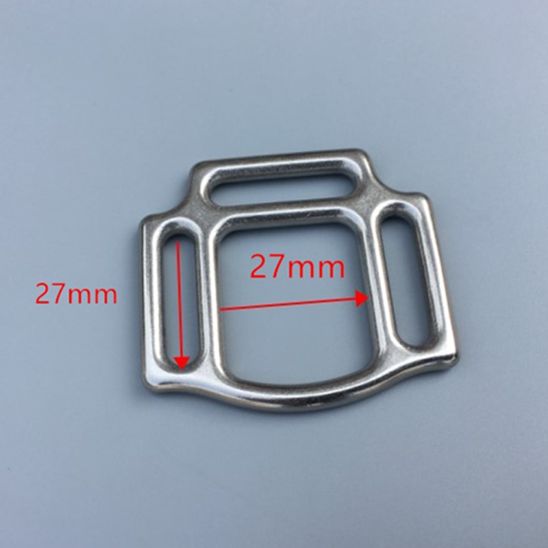  Stainless Steel Halter Buckle 3-slots 