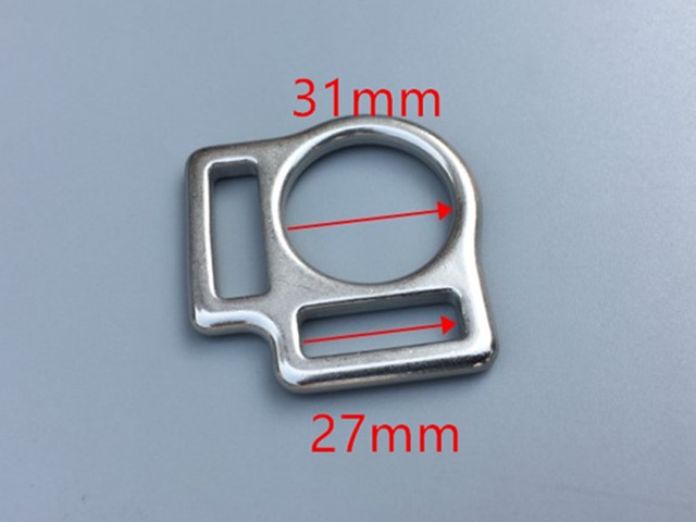 2.7cm 2-slots buckle 