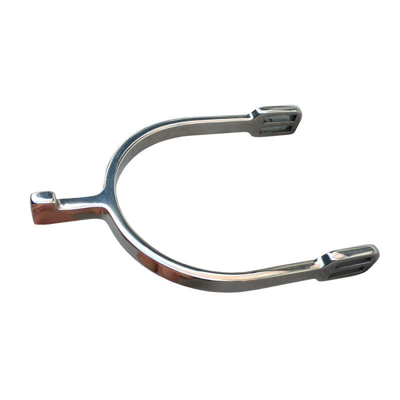 2cm Square Neck Spur Enghlish Stainless Steel Riding Spurs Horse Equipement 