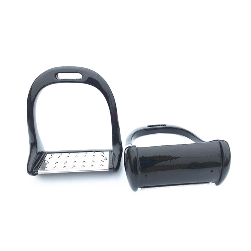 Aluminum Stirrups Black Horse Stirrup Horse Products Equestrain