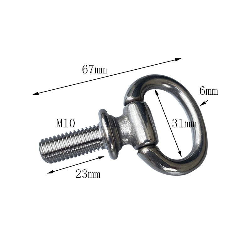 Saddle Hardware Stainless Steel Fall Down Ring With Square NT Saddle Accessories 